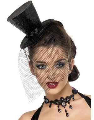 Mini Topphatt - Svart