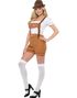 Oktoberfestkostyme med Rose-Trykk - Damekostyme