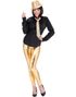 Gullfarget Metallisk Leggings
