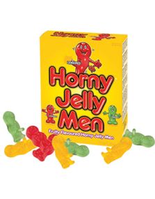 1798675200_8Stor eske med Horny Jelly Men - 150 gram Godteri
