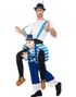 Bavarian Piggyback Rideon Oktoberfestkostyme