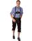 Autentisk Svart Lederhosen i 100% Kvalitetskinn 