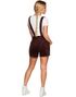 Brun Oktoberfest Lederhosen til Dame