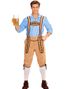 Beige Lederhosen med Seler