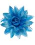 Hårklype med Elegant Blå Blomst og Glitter